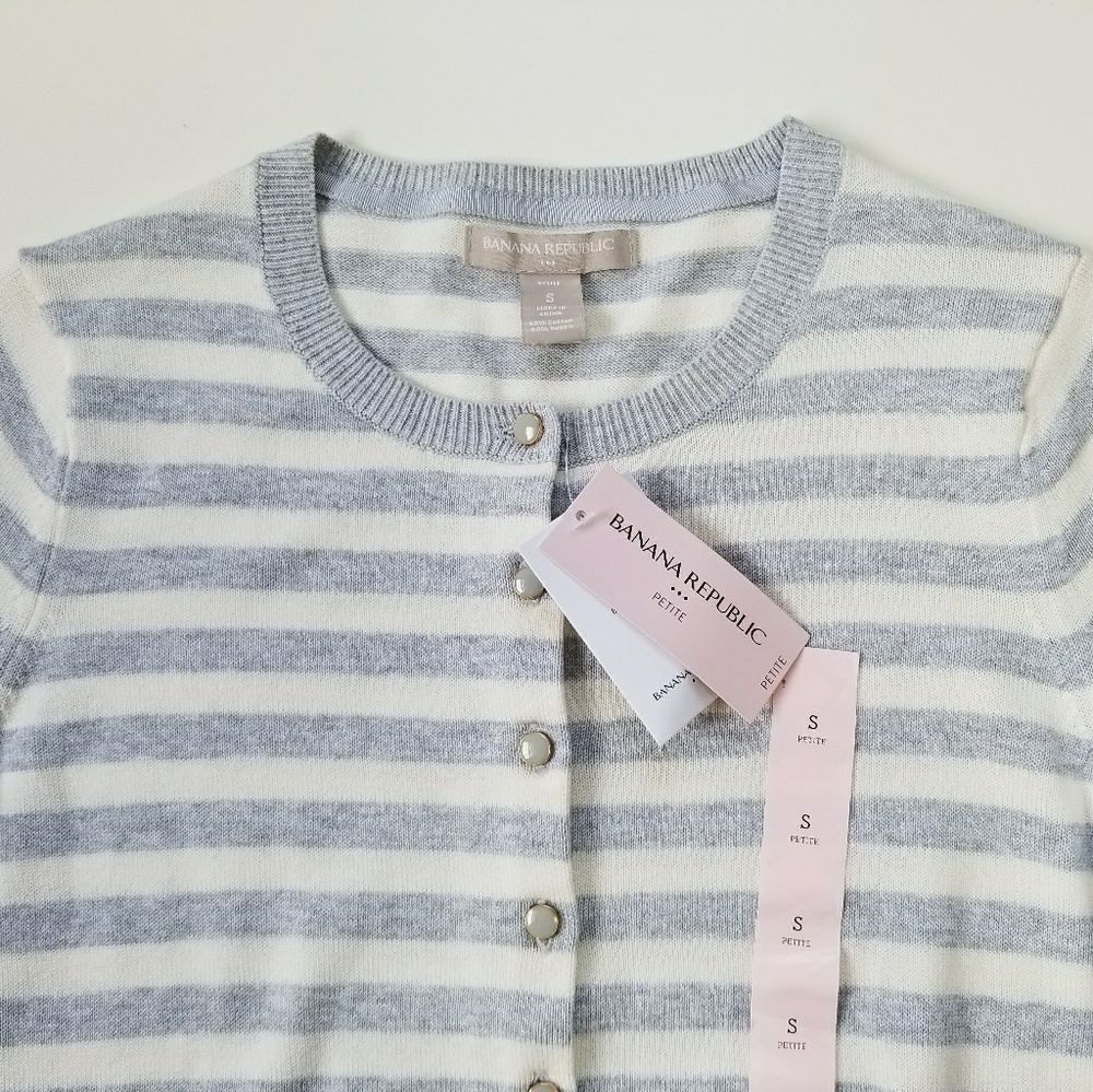 Banana Republic Striped Cardigan - Picture 2 of 5